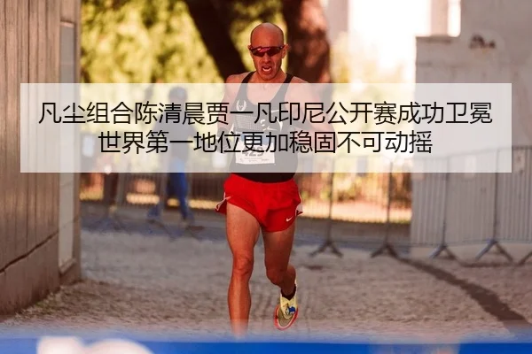 凡尘组合陈清晨贾一凡印尼公开赛成功卫冕 世界第一地位更加稳固不可动摇