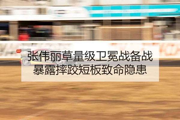 张伟丽草量级卫冕战备战 暴露摔跤短板致命隐患